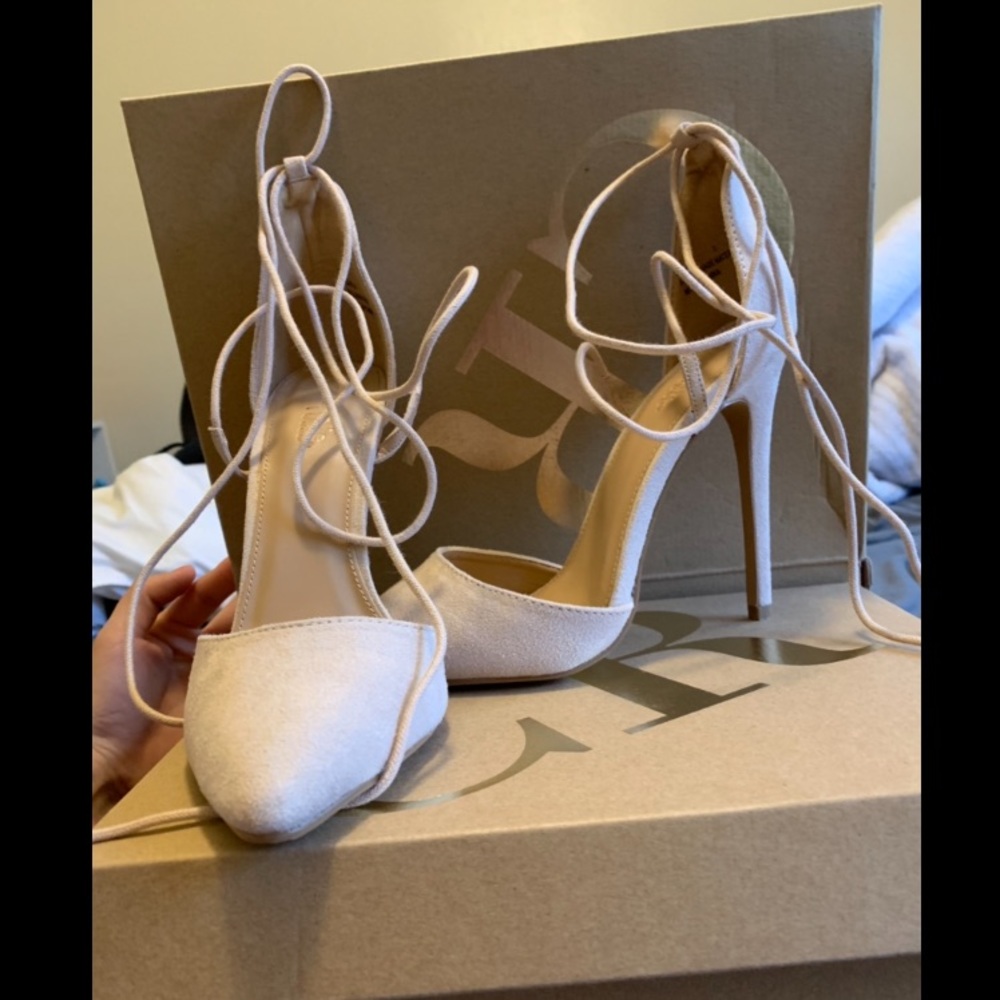 Lace Up Stilettos